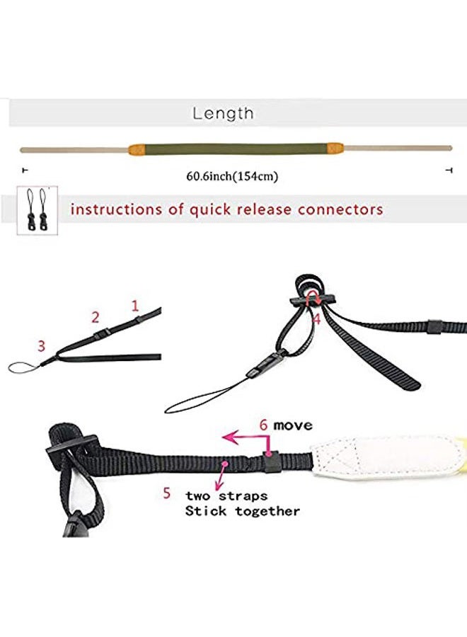 Eorefo Camera Strap Vintage Camera Neck Strap for Mirrorless and DSLR Camera,Black. - Image 4